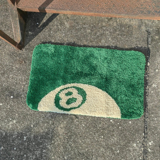 Green 8 Ball Doormat